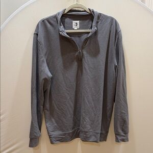 Duck Head Men's Charcoal Zip-Up Sweater